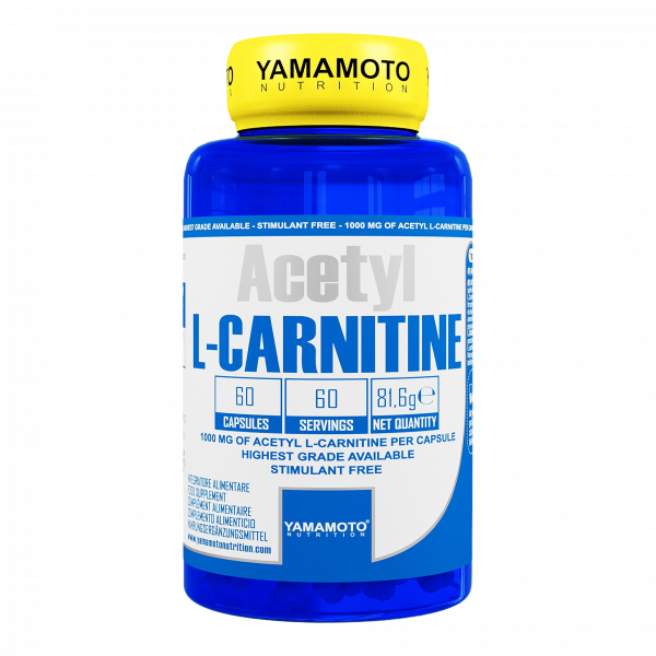 YAMAMOTO NUTRITION Acetyl L-CARNITINE 1000mg 60 cápsulas