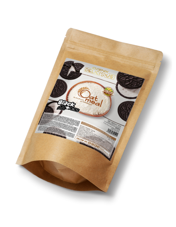 delicious oatmeal iogenix black cookies