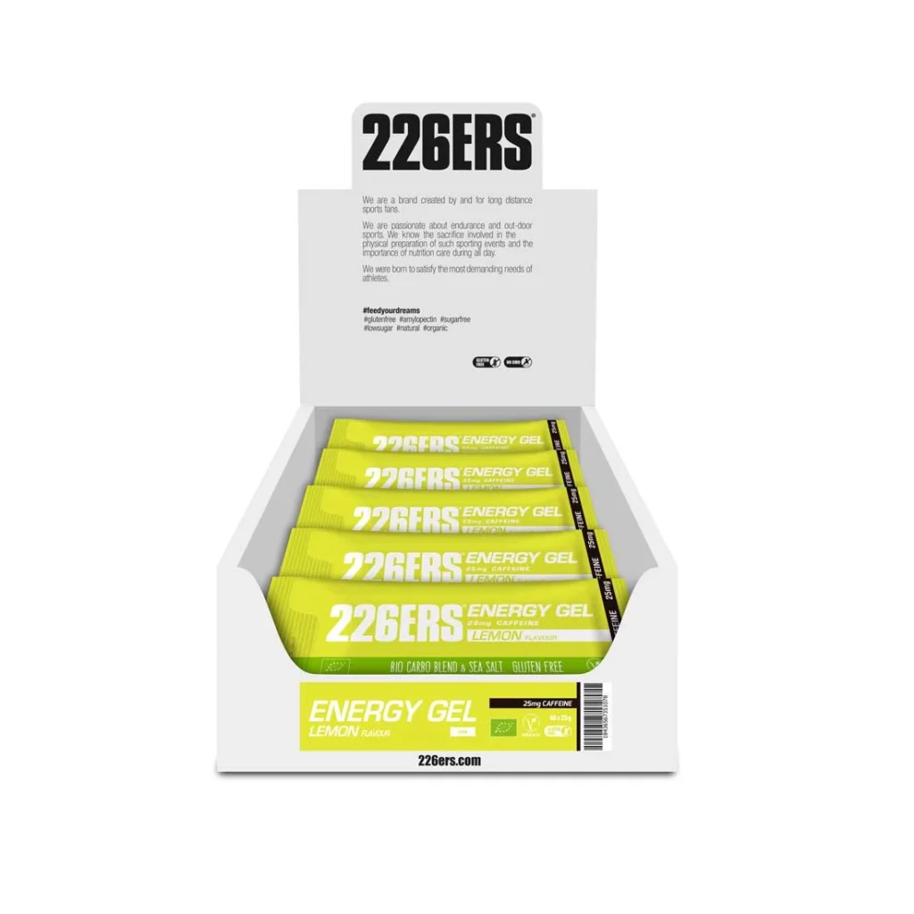 226 Energy gel 25 g cafeína caja