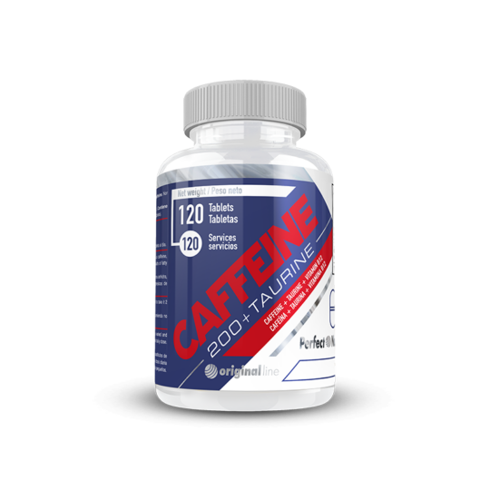 Caffeine 200 + Taurine 120 tabs Perfect Nutrition