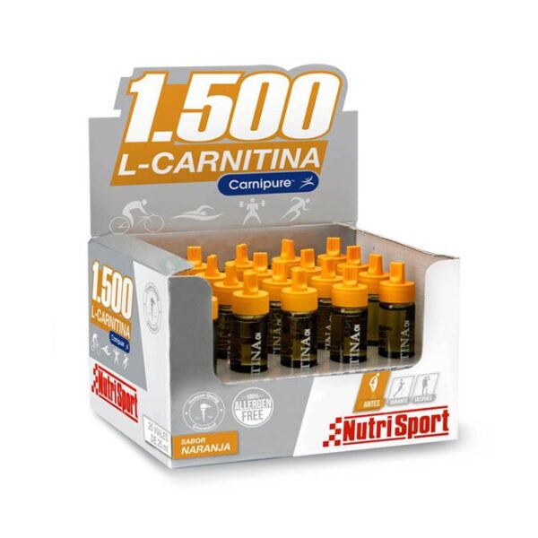 Nutrisport - L-Carnitina 1500 (20 viales x 25 ml)