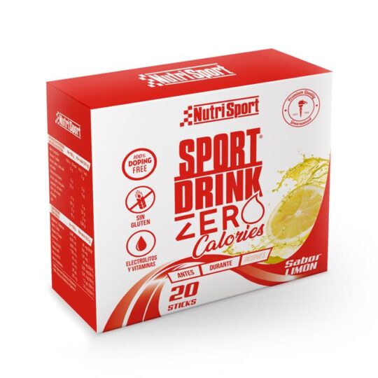 Nutrisport - Sport Drink Zero Calorías (20 sticks)