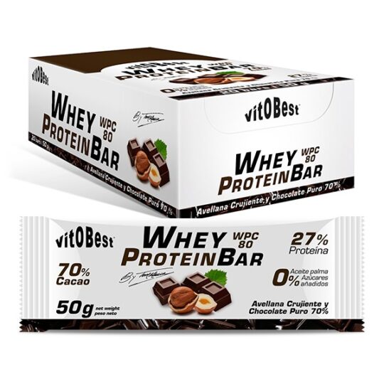 Vitobest - Whey Protein Bar (by Torreblanca) (20 uds x 50 g)