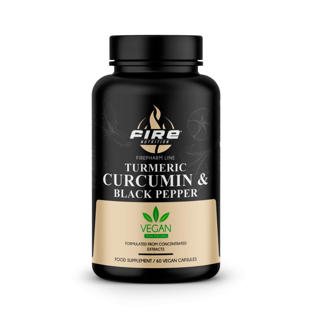 Fire Pharm - Turmeric, Curcumin & Black Pepper (60 caps)