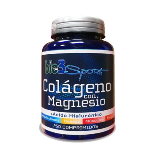 Bio3 - Colágeno con Magnesio + Ácido Hialurónico (250 comp)